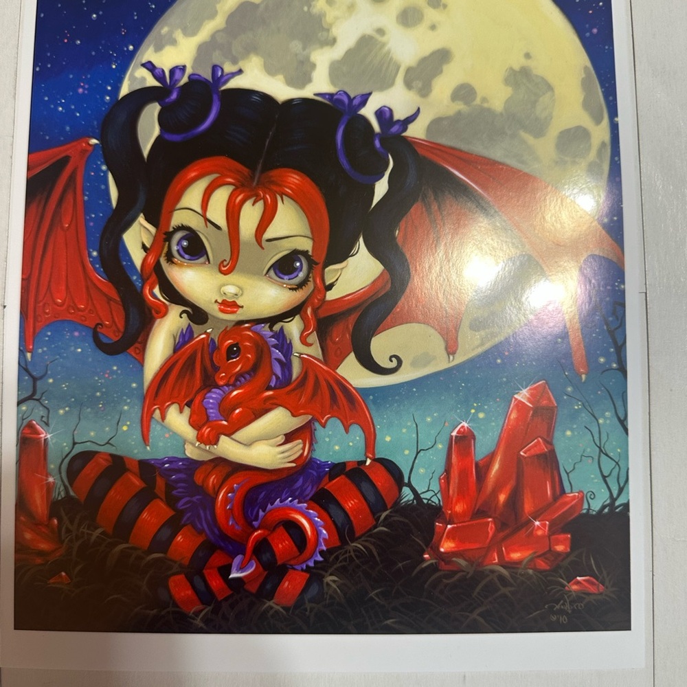 Signed Jasmine becket Griffith art print
